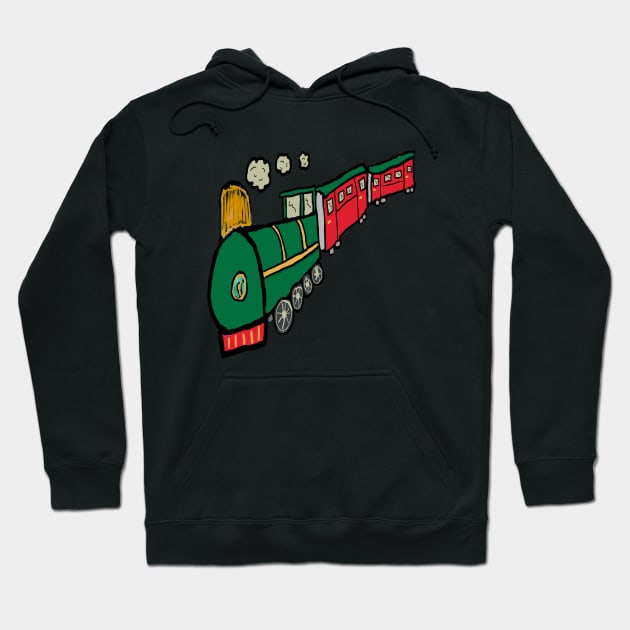 Steam Train Hoodie by Mark Ewbie